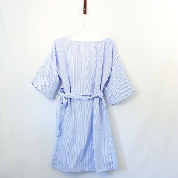 Venice Wrap Dress in Stripes - Picture 3 of 6